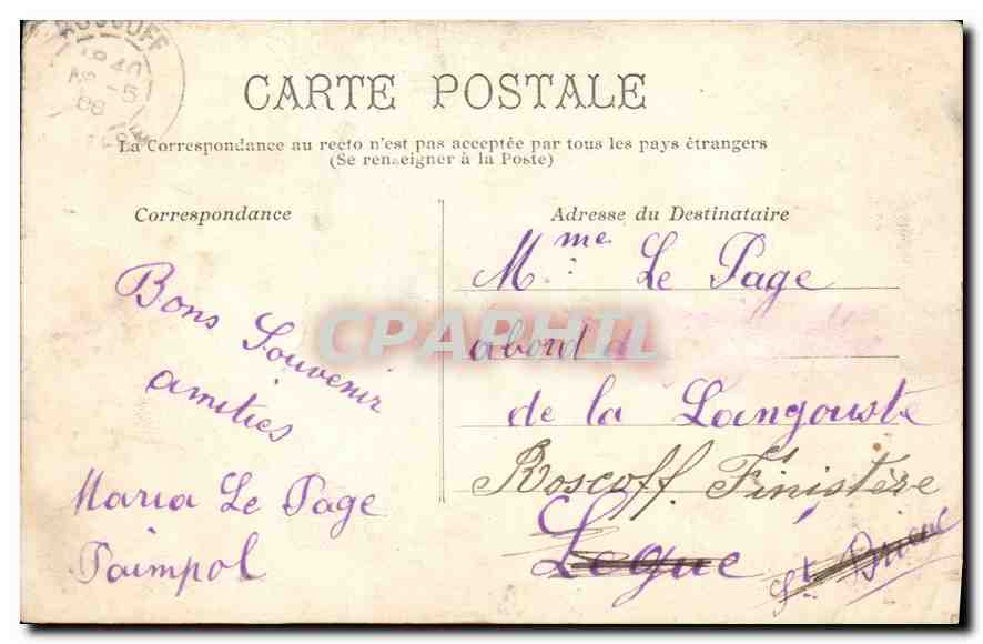 CPA Nantes Le Musee des Beaux Arts Entree principale vue de profil — Verso