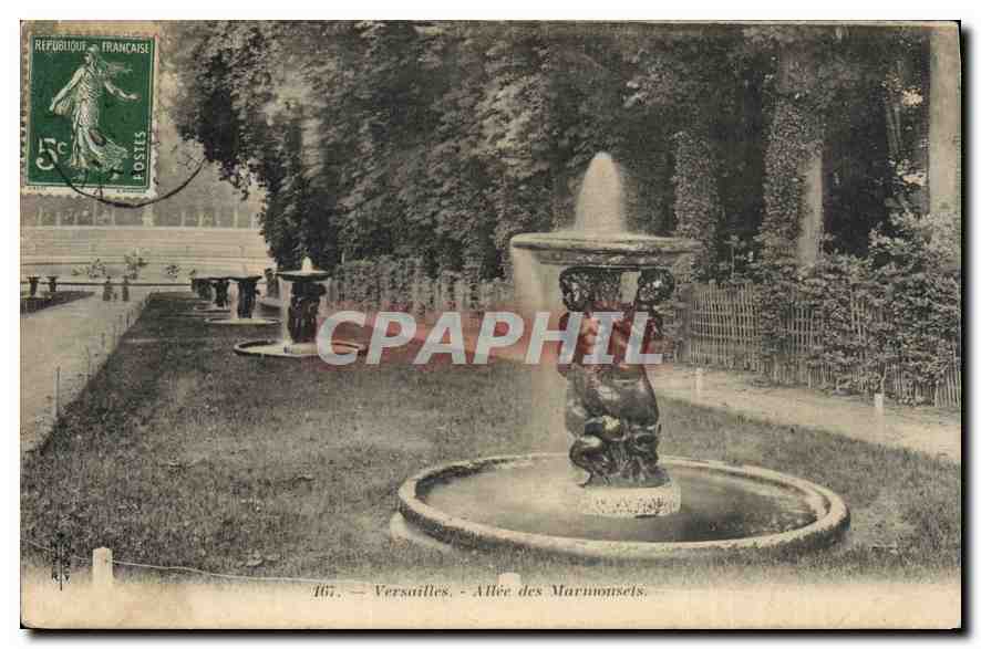 CPA Versailles Allee des Monuments