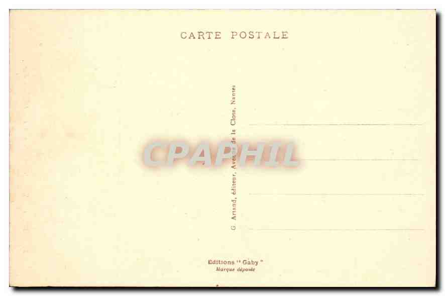 CPA Les Mans Maison Adam et Eve (Grande Rue) — Verso