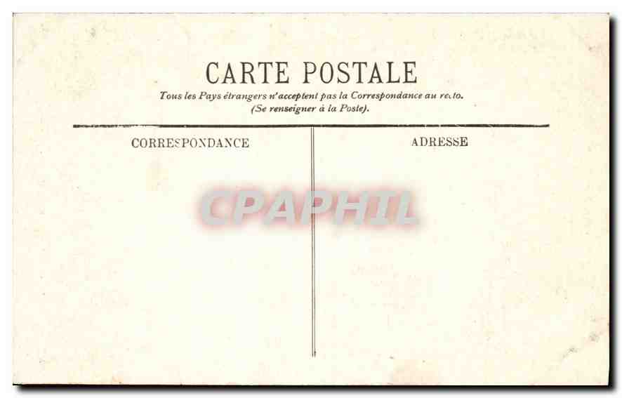 CPA Paris Tombeau de l'Empereur aux Invalides — Rückseite