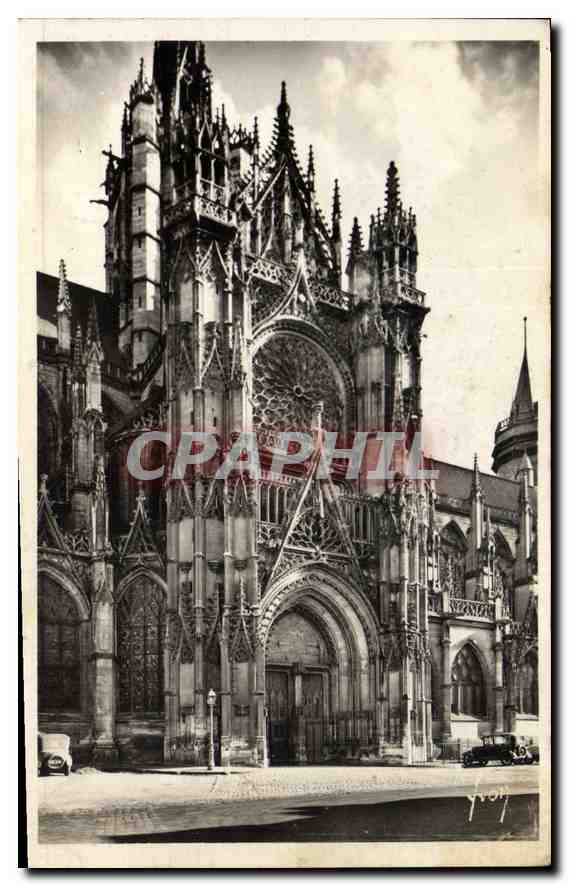 CPA Evreux (Eure) Cathedrale Portail Nord