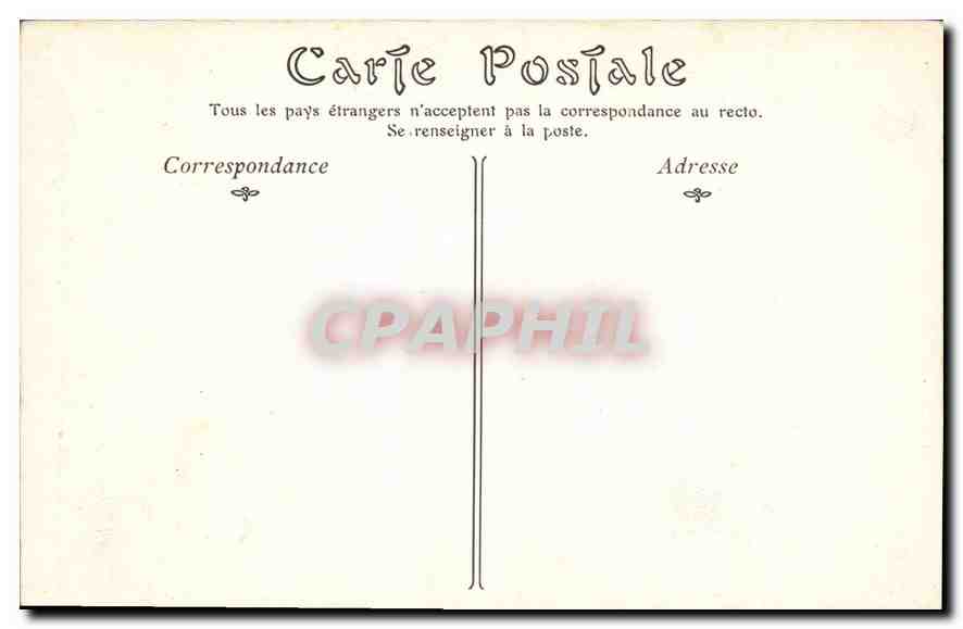 CPA Reims Eglise Saint Remi le Nef et le Choeur — Rückseite