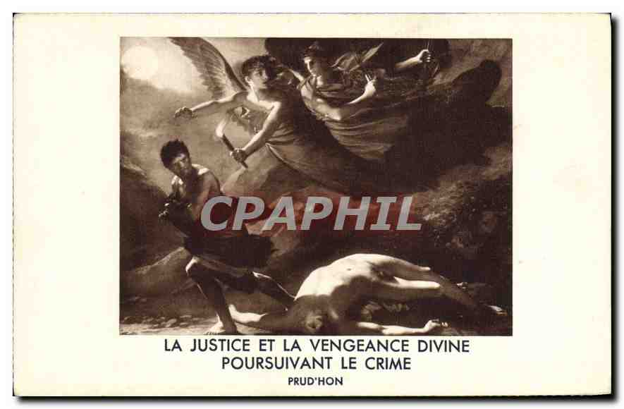 CPA Prud'Hon La Justice et la Vengeance Divine Poursuivant le Crime