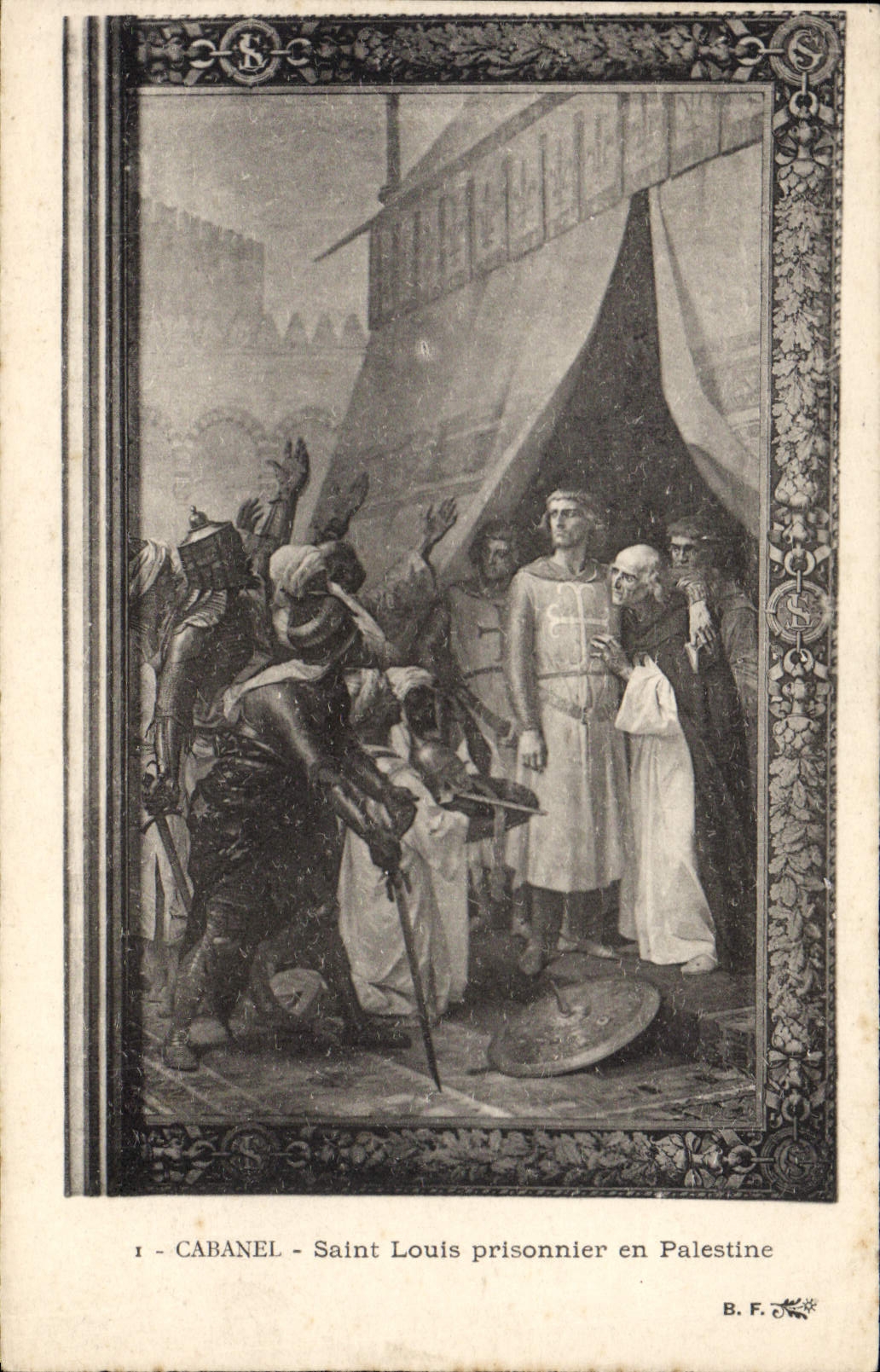 CPA Cabanel Saint Louis prisonnier en Palestine