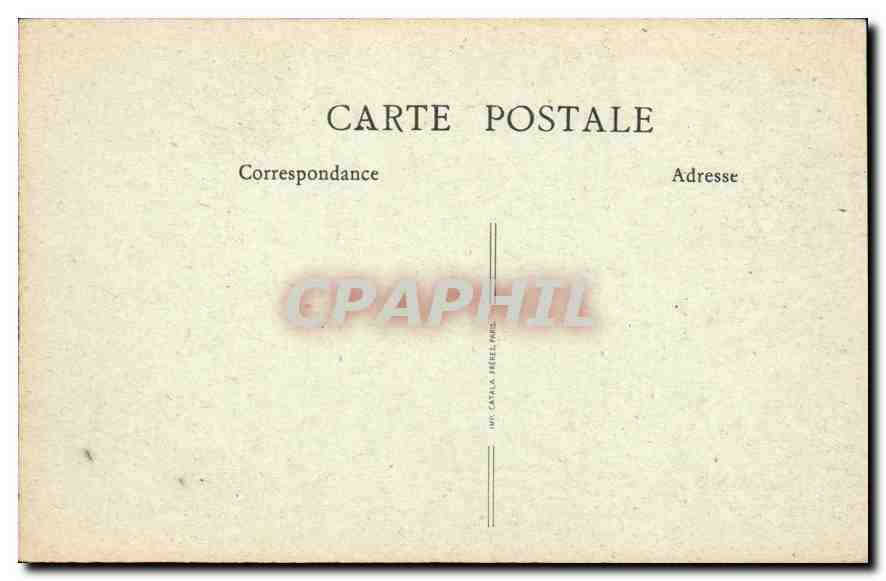 CPA Cabanel Saint Louis prisonnier en Palestine — Rückseite