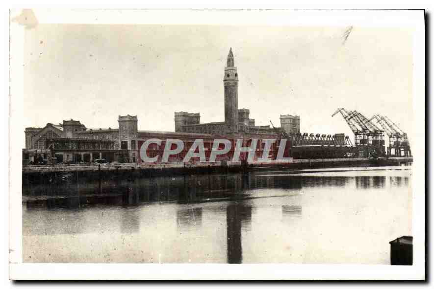 CPA Cherbourg La Nouvelle Gare Maritime