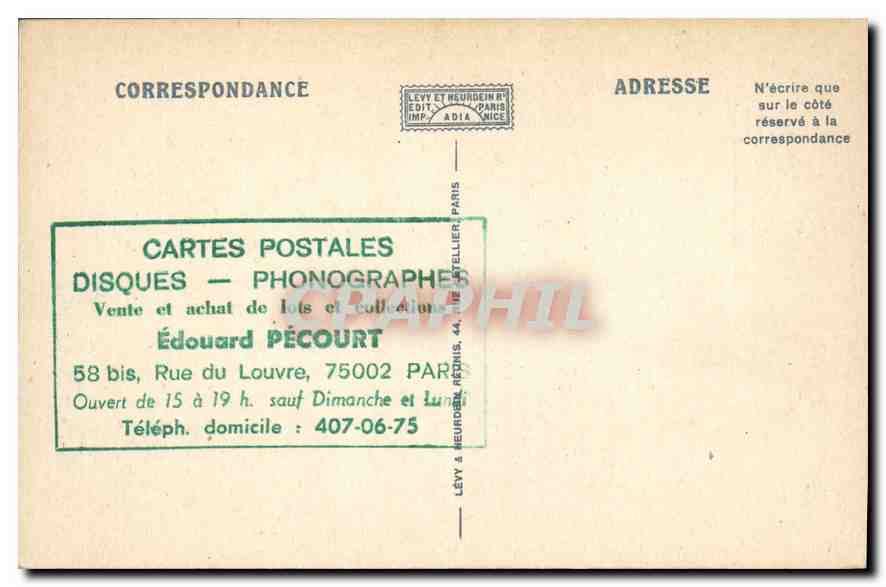CPA Tregastel Vue generale de la Greve Blanche — Rückseite