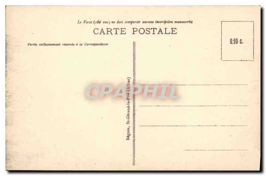 CPA La Loire Environs de Roanne Paysage du Barrage de la Tache a Renaison — Rückseite