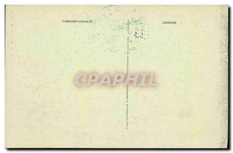 CPA La Sainte Baume Montel du Saint Pilon — Verso