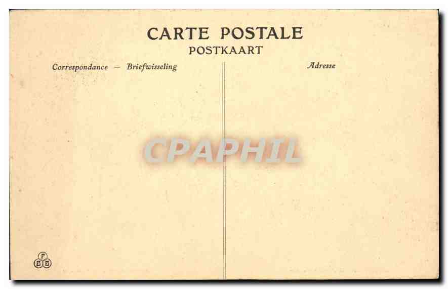 CPA Bruxelles La Maison du Roi d'apres un tableau de K Holborn — Rückseite