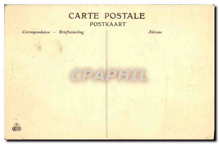 CPA Bruxelles La Bourse d'apres un Tablea de C Holborn — Rückseite