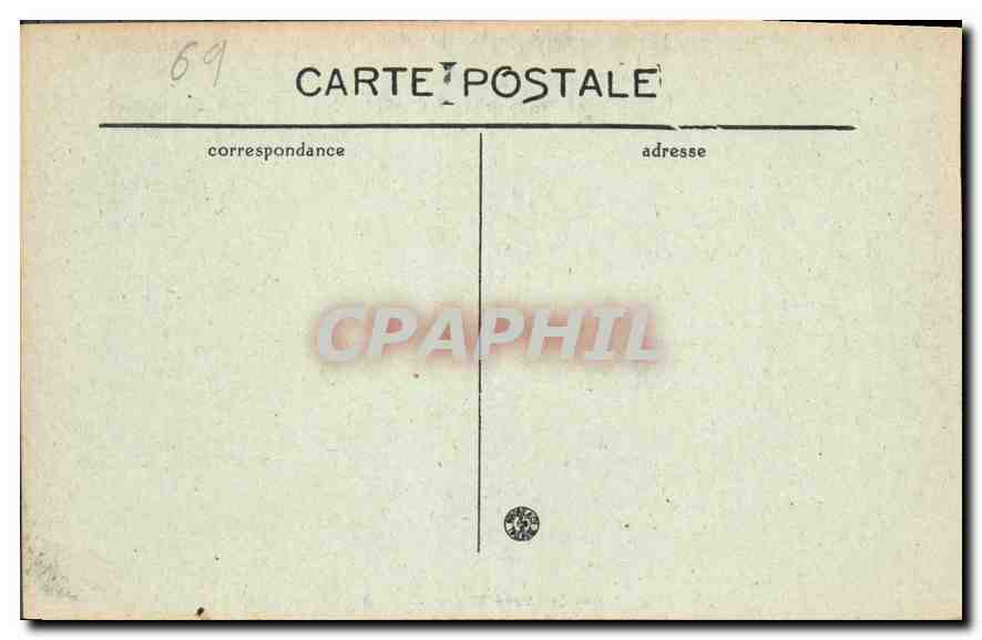 CPA Lyon le Grand Theatre — Verso