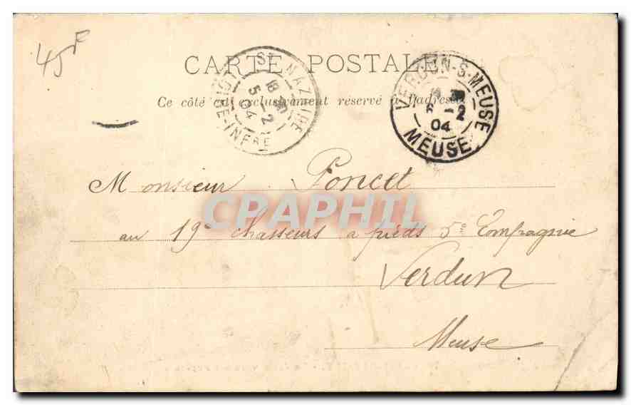 CPA Saint Nazaire La Jetee vers les Portes — Rückseite