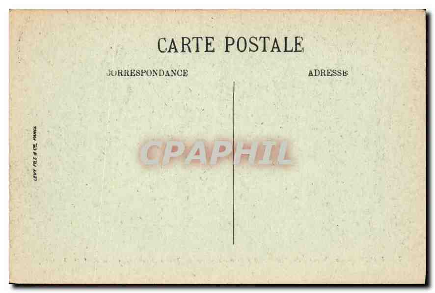 CPA Paris le Chambre des Deputes (Facade donnant sur le Quai d'Orsay) construite de 1804 a 1807 par  — Verso