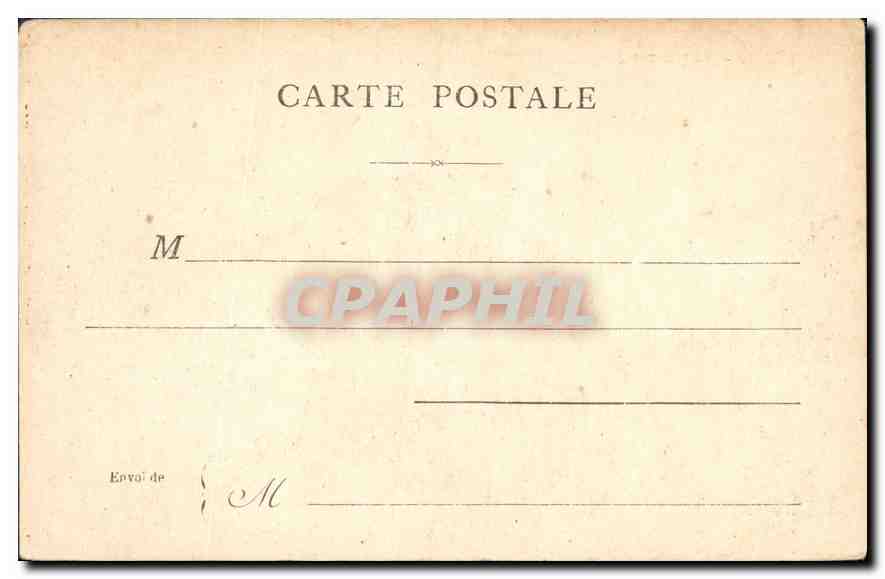 CPA Paris Notre Dame — Verso