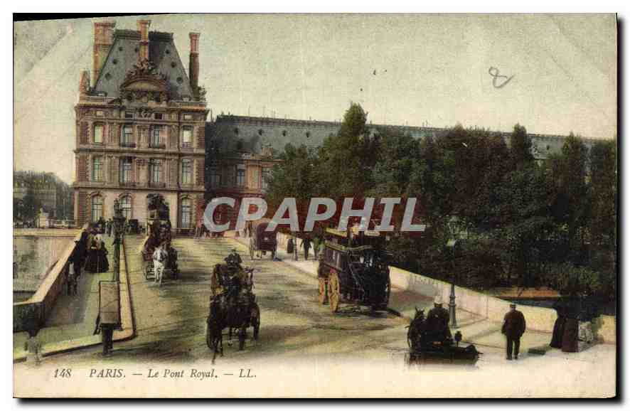 CPA Paris Le Pont Royal