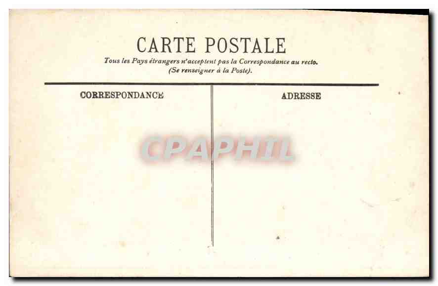 CPA Paris Le Pont Royal — Rückseite