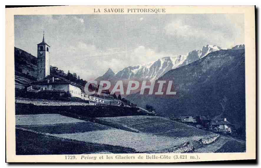 CPA Peisey et les Glasiers de Belle Cote (3421 m) La Savoie Pittoresque