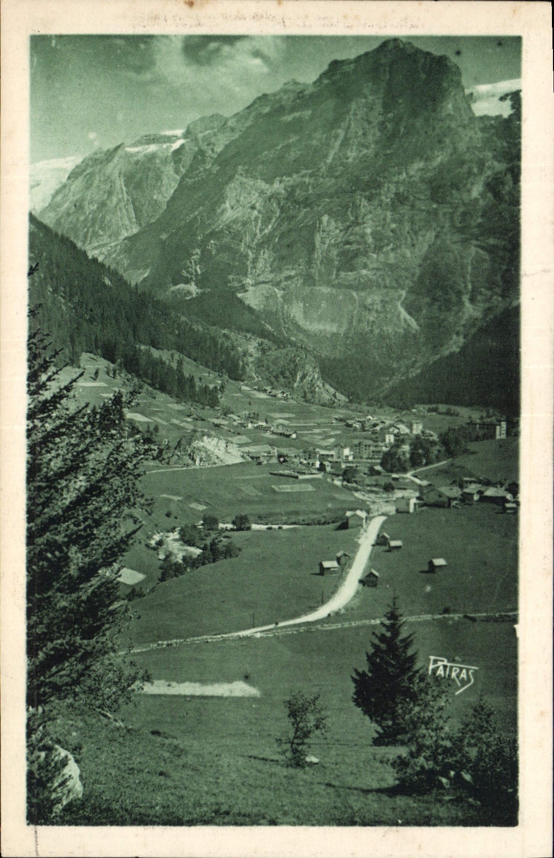 CPA Pralognan la Vanoise Vue generale Les Glaciers