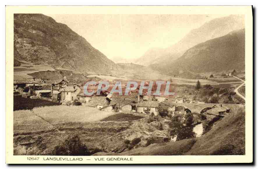CPA Lanslevillard Vue generale