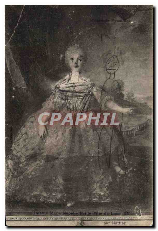 CPA Infante Marie Isabelle Petite Fille de Louis XV par Nattier