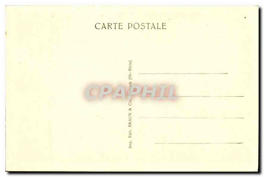 CPA Bains les Bains Le Bagnerot — Rückseite