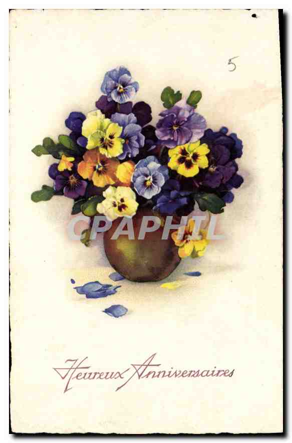 CPA Fantaisie Fleurs
