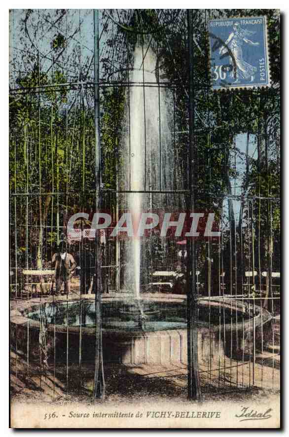 CPA Source intermittente de Vichy Bellerive