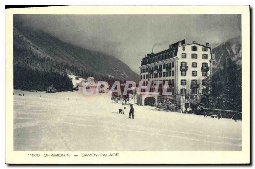 CPA Chamonix Savoy Palace