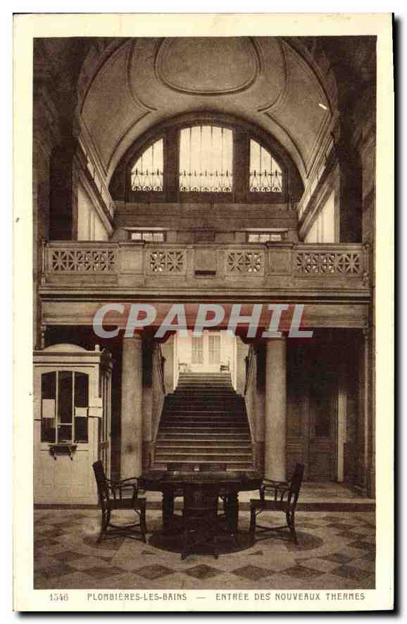 CPA Plombieres les Bains Entree des Nouveaux Thermes