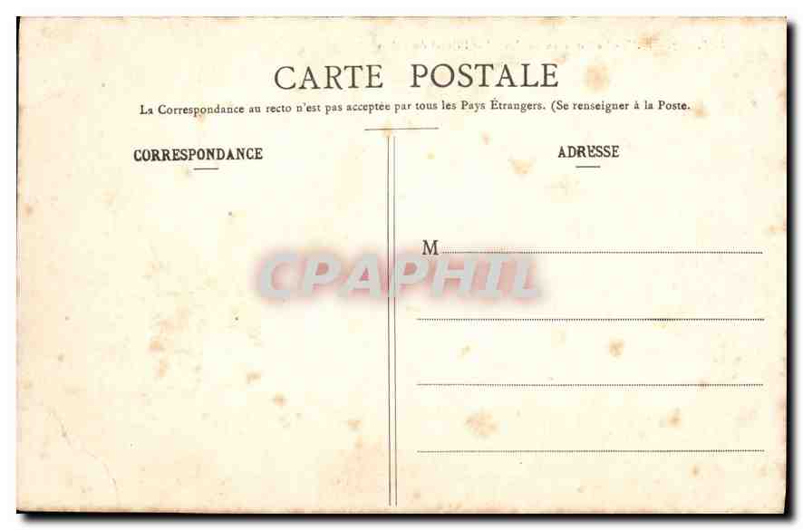 CPA Pau Le Nouveau Boulevard et l'Hotel du Palais — Rückseite