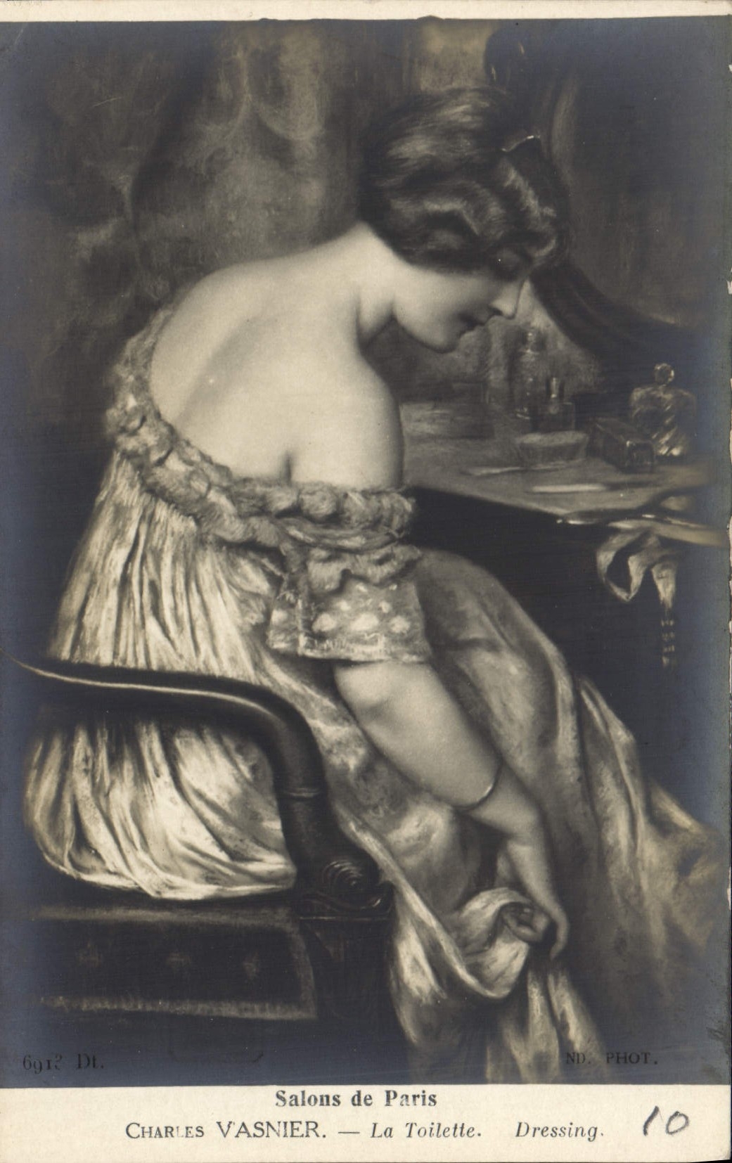 Charles Vasnier — La Toilette. Dressing. — Salons de Paris