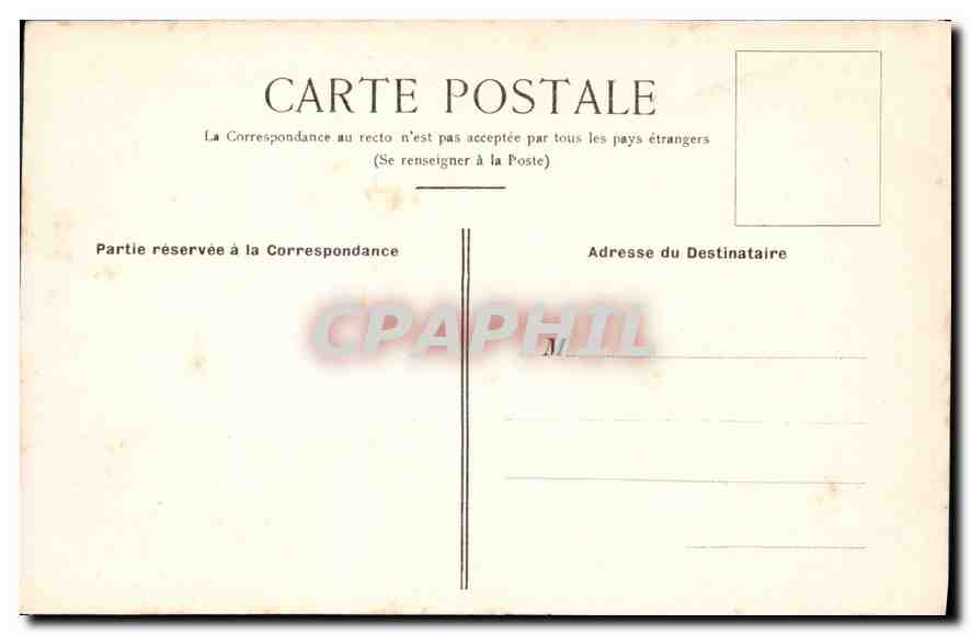 CPA Orleans Portail sud de la Cathedrale — Rückseite