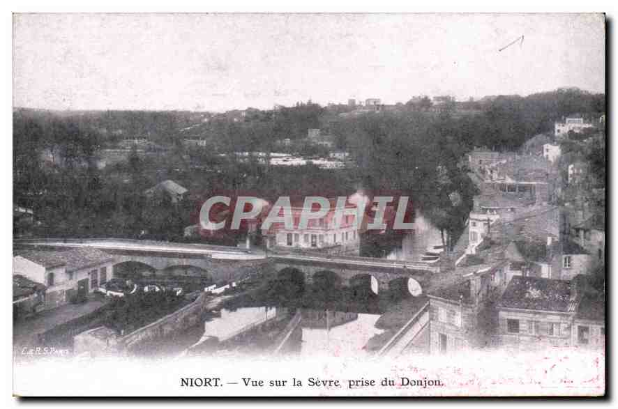 Niort — Blick auf die Sèvre vom Donjon — CERSHART