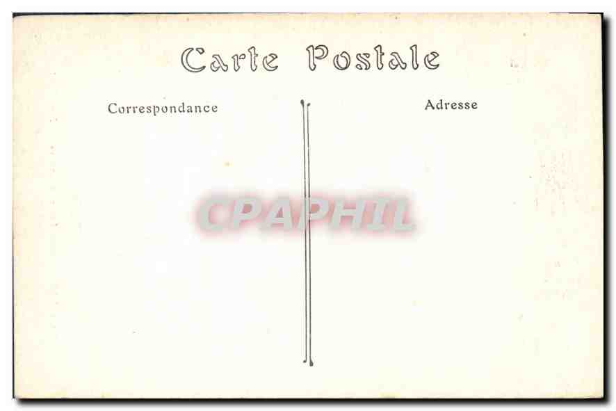 CPA Paris Notre Dame Chimeres — Verso