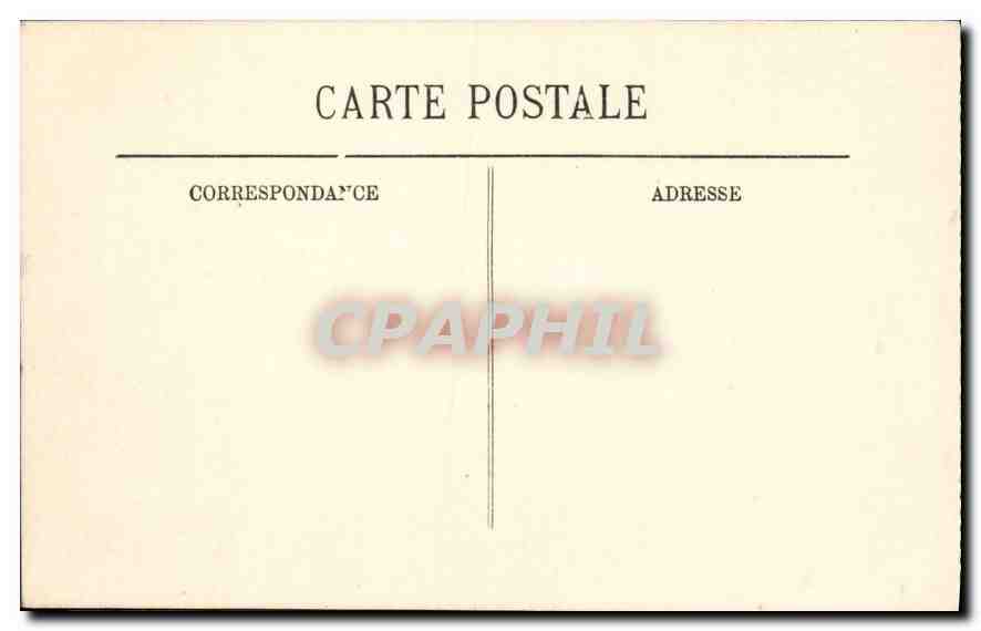CPA Bourbonne les Bains La Cour du Chateau — Back