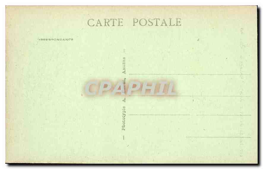 CPA Trebeurden (C du N) Rochers du Castel — Rückseite