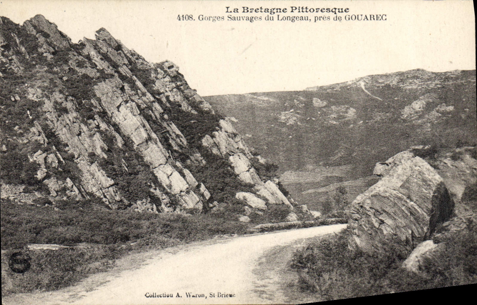 CPA Bretagne Pittoresque Gorges Sauvages du Longeau pres de Gouarec