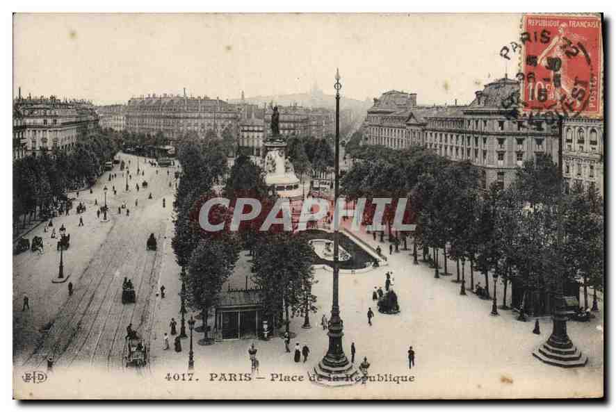 CPA Paris Place de la Republique