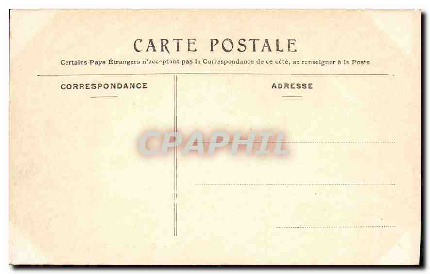 CPA Montargis Entree de la Foret — Rückseite