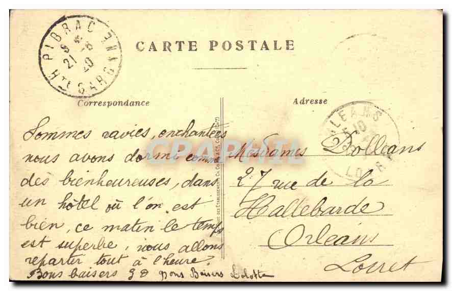 CPA Pelerinage de Ste Germaine Pibrac (H G) Interieur de la Vieille Eglise — Rückseite