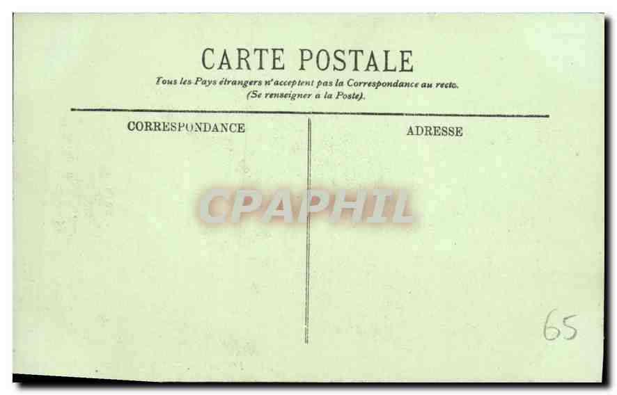 CPA Lourdes Benediction des Malades — Verso