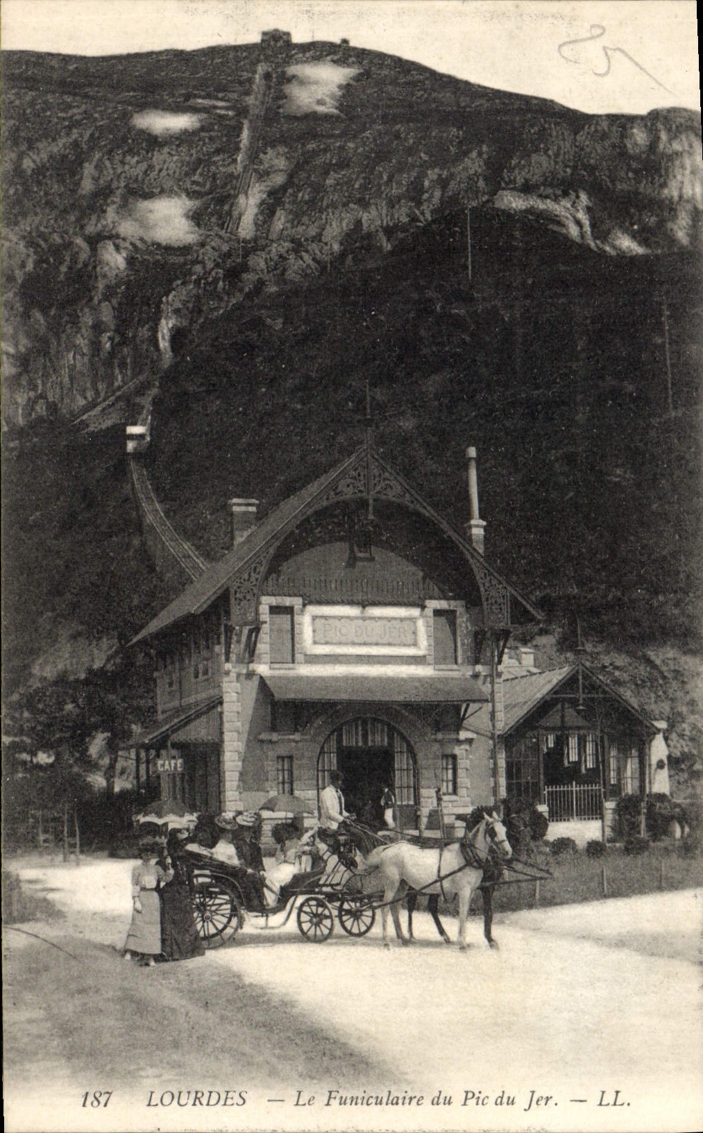 CPA Lourdes Le Funiculaire du Pic du Jer