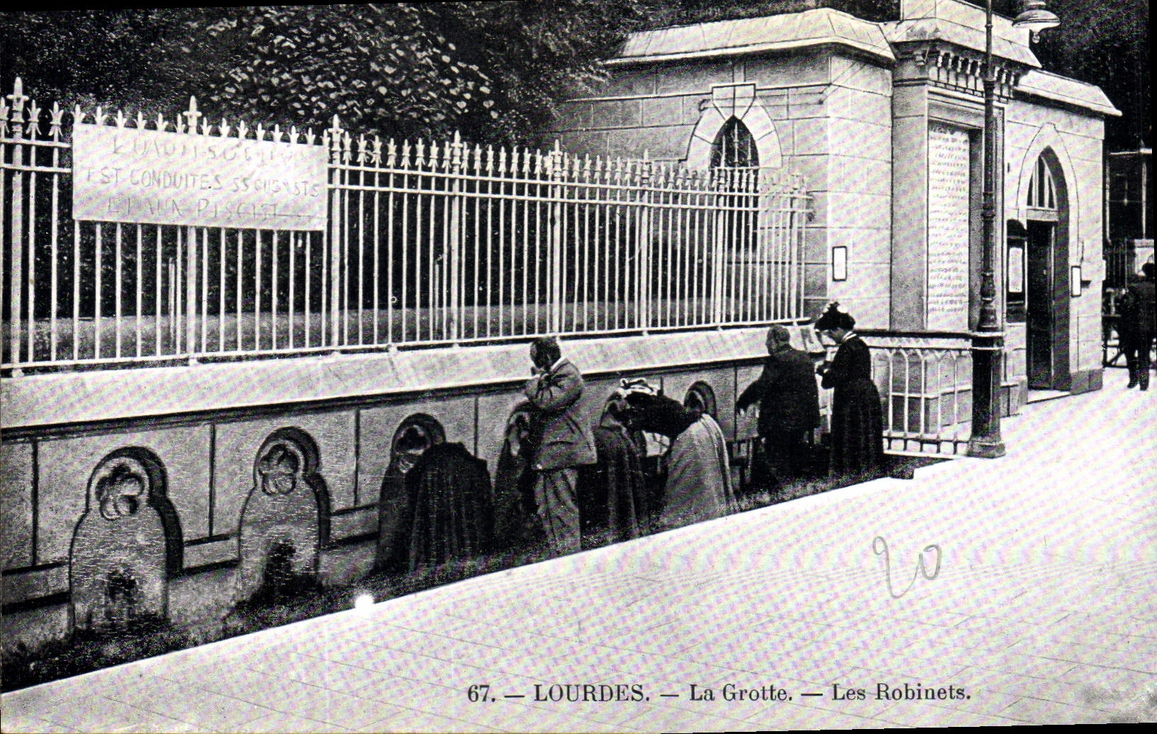 CPA Lourdes La Grotte les Robinets