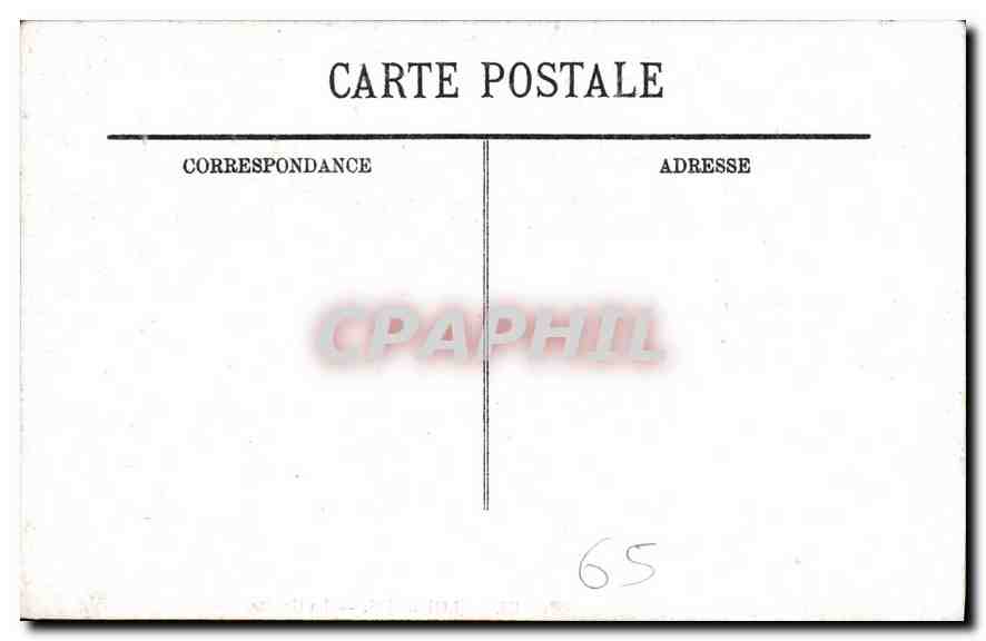CPA Lourdes La Grotte — Verso
