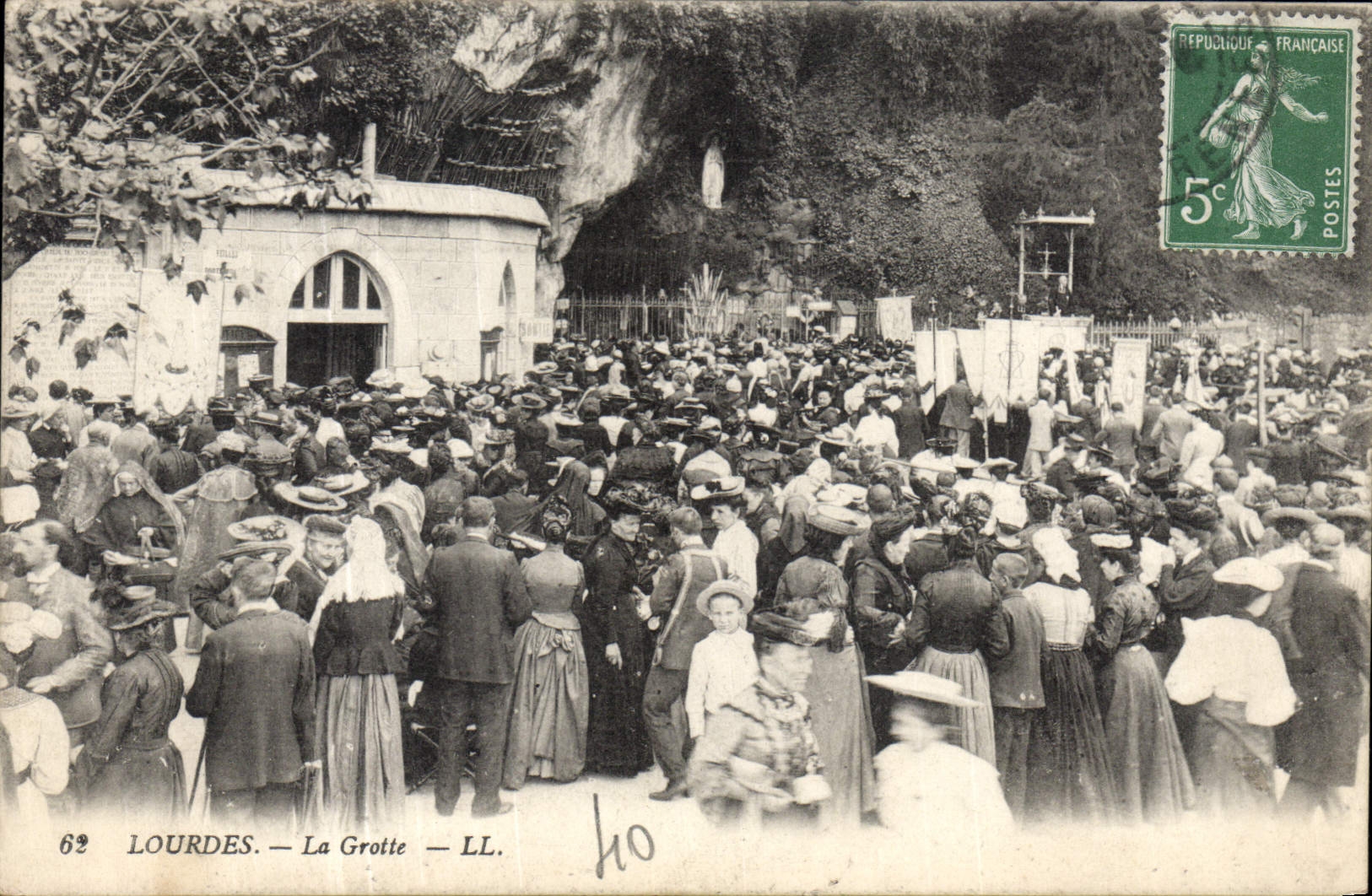 CPA Lourdes La Grotte