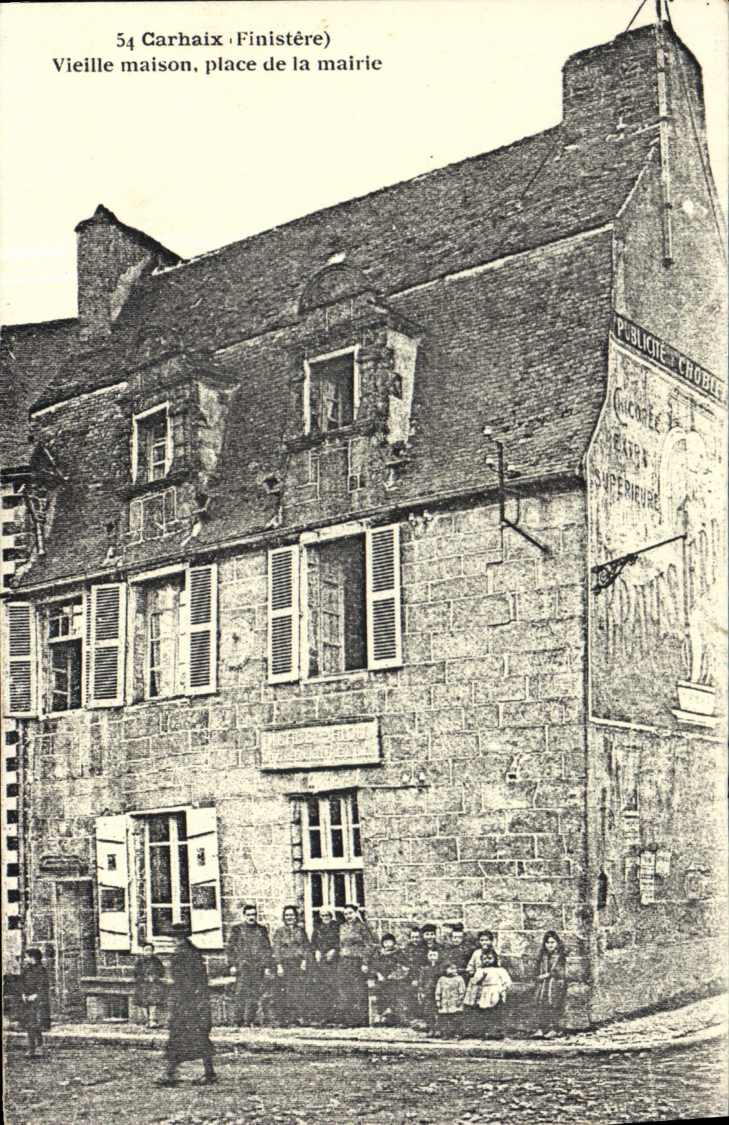 REPRO Carhaix finistere Vieille maison place de la mairie