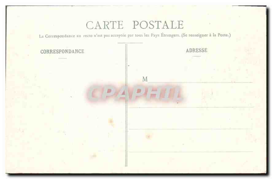 CPA Paris Le Triomphe de la Republique (Place de la Nation) — Rückseite
