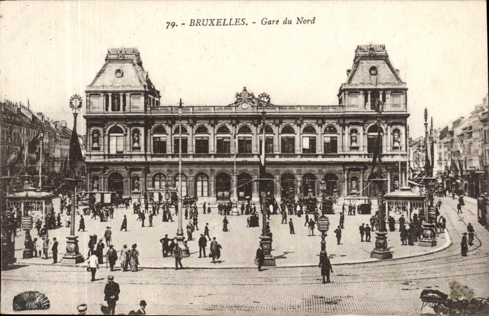 CPA Bruxelles Gare du Nord