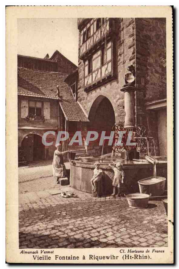 CPA Vieille Fontaine a Riquewihr (Ht Rhin)